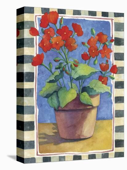 Geraniums-Fiona Stokes-Gilbert-Stretched Canvas