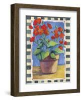 Geraniums-Fiona Stokes-Gilbert-Framed Giclee Print