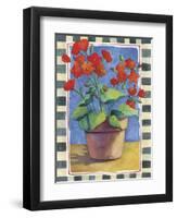 Geraniums-Fiona Stokes-Gilbert-Framed Giclee Print