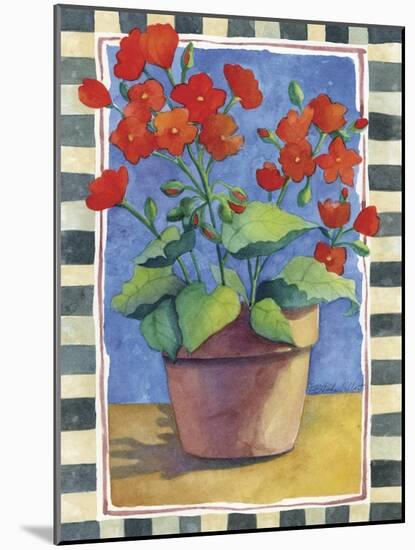 Geraniums-Fiona Stokes-Gilbert-Mounted Giclee Print