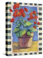 Geraniums-Fiona Stokes-Gilbert-Stretched Canvas