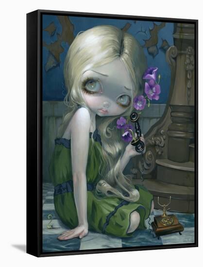 Geraniums-Jasmine Becket-Griffith-Framed Stretched Canvas