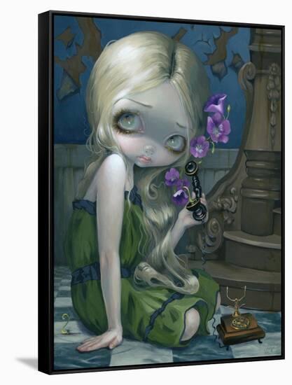 Geraniums-Jasmine Becket-Griffith-Framed Stretched Canvas