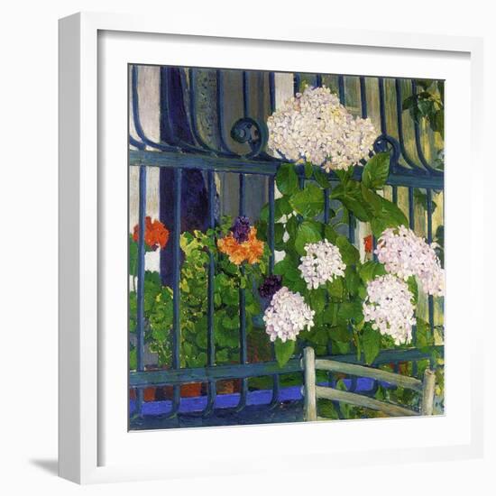 Geraniums-Koloman Moser-Framed Giclee Print