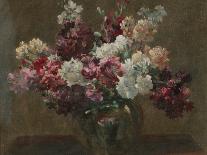 'Anemones and Wallflowers', c1909-Gerard Chowne-Framed Giclee Print