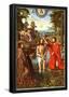 Gerard David Baptism of Christ Art Print Poster-null-Framed Poster