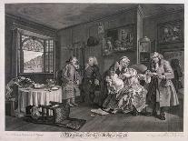 Marriage a La Mode, Plate VI, 1745-Gérard Jean-Baptiste Scotin-Framed Stretched Canvas