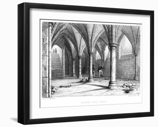 Gerard's Hall Crypt, City of London, 1886-JH Le Keux-Framed Giclee Print