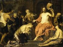 The Denial of St. Peter, c.1620-1625-Gerard Seghers-Stretched Canvas