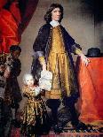 Portrait of Cecilius Calvert with His Grandson and Houseboy-Gerard Soest-Giclee Print