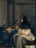 The Spinner, 1652-Gerard Ter Borch the Younger-Giclee Print
