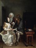 Paternal Admonition, 1654-1655-Gerard Terborch II-Giclee Print