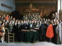 Paternal Admonition, 1654-1655-Gerard Terborch II-Laminated Giclee Print