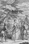 Damon & Phillida, c1730-Gerard Vandergucht-Mounted Giclee Print