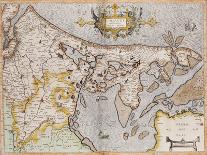 Septentrionalium Terrarum Descriptio, Map of the Arctic, 1595-Gerardus Mercator-Stretched Canvas