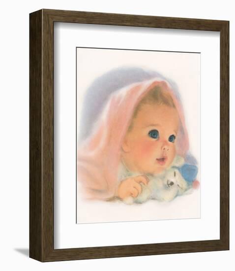 Gerber, Baby Surprise with Teddy-null-Framed Art Print