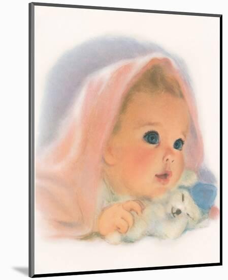 Gerber, Baby Surprise with Teddy-null-Mounted Art Print