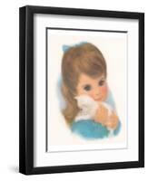 Gerber, Kitty Girl-null-Framed Art Print