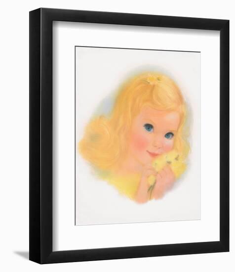 Gerber, Summer Blonde Girl-null-Framed Art Print