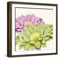 Gerbera Glory I-Linda Wood-Framed Giclee Print