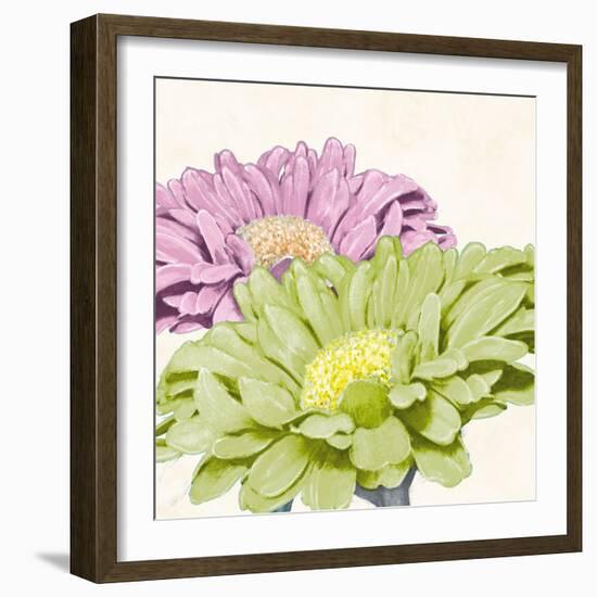 Gerbera Glory I-Linda Wood-Framed Giclee Print