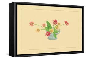 Gerbera-Sofu Teshigahara-Framed Stretched Canvas