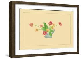 Gerbera-Sofu Teshigahara-Framed Art Print