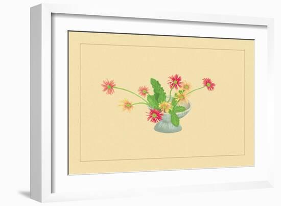 Gerbera-Sofu Teshigahara-Framed Art Print