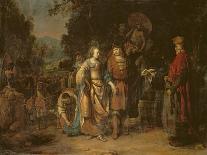 Isaac and Rebecca by the Well of Lahai-Roi-Gerbrandt Van Den Eeckhout-Giclee Print