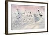 Gerda Is Terrified by the Snow Queen's Advance Guard, But She Said 'Our Fat-Arthur Rackham-Framed Giclee Print