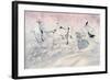 Gerda Is Terrified by the Snow Queen's Advance Guard, But She Said 'Our Fat-Arthur Rackham-Framed Giclee Print