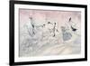 Gerda Is Terrified by the Snow Queen's Advance Guard, But She Said 'Our Fat-Arthur Rackham-Framed Giclee Print