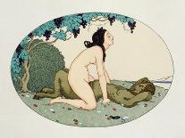 Lady in Underwear, 1917 (W/C)-Gerda Marie Frederike Wegener-Giclee Print