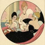 Elegante et Pierrot-Gerda Wegener-Giclee Print