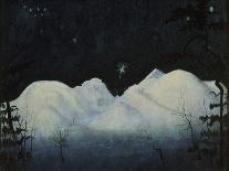 Winter nights in the mountains-Gerhard Peter Frantz Vilhelm Munthe-Giclee Print