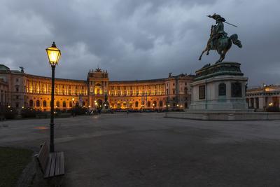 Austria, Vienna, Heldenplatz, Hofburg, Equestrian Statue Archduke Charles