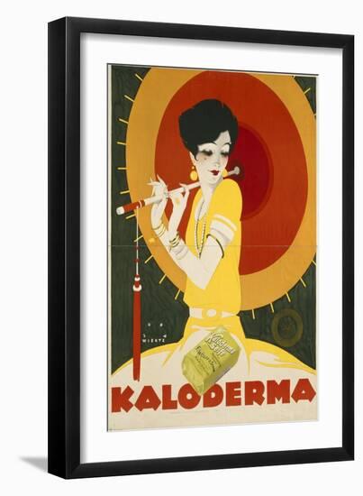 German Advertisement for 'Kaloderma' Soap, Printed by F. Wolff and Sohn, Karlsruhe, 1927-Jupp Wiertz-Framed Giclee Print