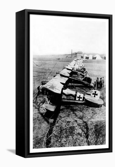 German Aeroplane Squadron-null-Framed Stretched Canvas