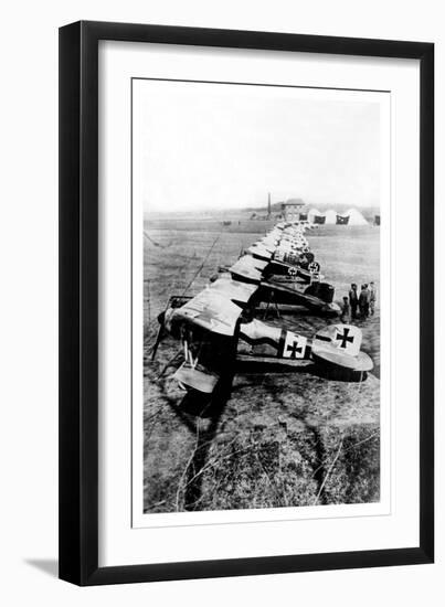 German Aeroplane Squadron-null-Framed Art Print