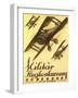 German Air Show Poster with Biplanes-null-Framed Art Print