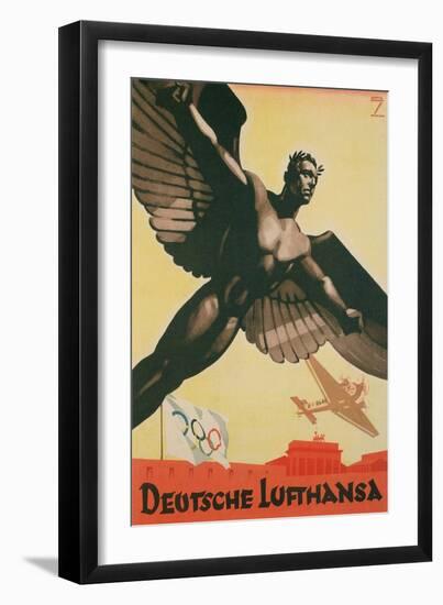 German Airforce Poster-null-Framed Art Print