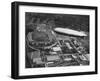 German Airship 'Graf Zeppelin' Flying over Wembley During the Fa Cup Final, London, 1930-null-Framed Giclee Print