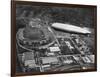 German Airship 'Graf Zeppelin' Flying over Wembley During the Fa Cup Final, London, 1930-null-Framed Giclee Print