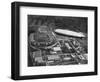 German Airship 'Graf Zeppelin' Flying over Wembley During the Fa Cup Final, London, 1930-null-Framed Giclee Print