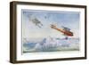 German "Albatros" is Pursued by Two British Aircraft-Roderic Hill-Framed Art Print