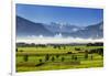 German Alpine Foothills with Karwendel Mountains Near Penzberg-Ralf Gerard-Framed Photographic Print