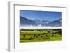 German Alpine Foothills with Karwendel Mountains Near Penzberg-Ralf Gerard-Framed Photographic Print