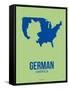 German America Poster 1-NaxArt-Framed Stretched Canvas