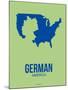 German America Poster 1-NaxArt-Mounted Art Print
