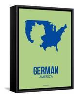 German America Poster 1-NaxArt-Framed Stretched Canvas